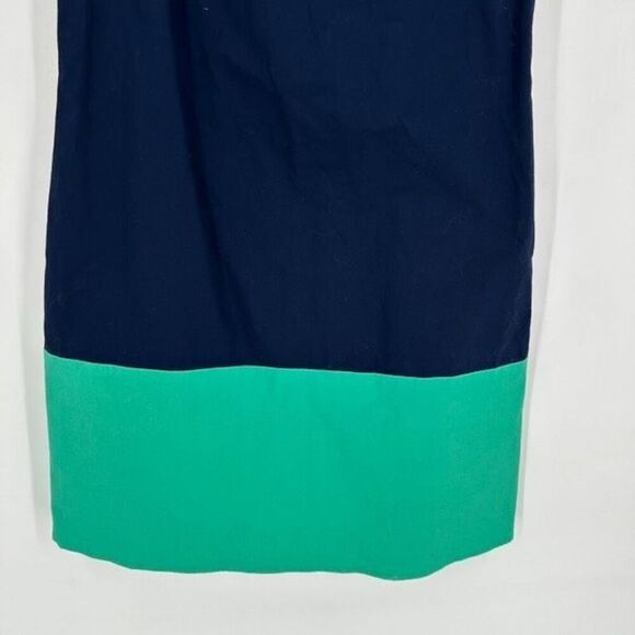 SAIL TO SABLE Tunic Shift Dress Womens Small Mint Green Navy Classic Colorblock - Picture 8 of 12